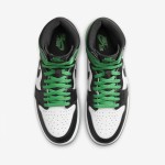 Air Jordan 1 High OG Lucky Green DZ5485-031 in Classic Green and White Colorway