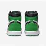 Air Jordan 1 High OG Lucky Green DZ5485-031 in Classic Green and White Colorway