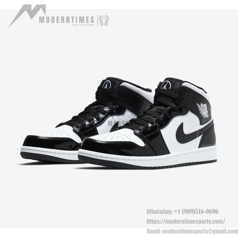 Air Jordan 1 Mid “All-Star” DD1649-001 Sneakers with Patent Leather Overlay