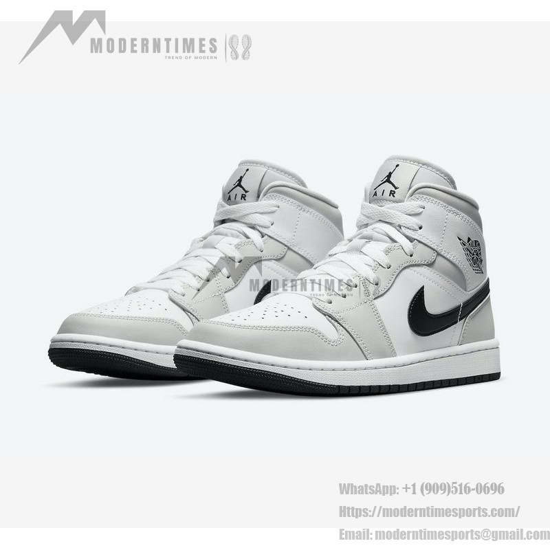 Air Jordan 1 Mid BQ6472 in Black and White