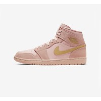 Air Jordan 1 Mid Red and White Colorway Stylish High-Performance Basketball Sneakers 852542-600 - A Perfect Blend of Classic Design and Comfort