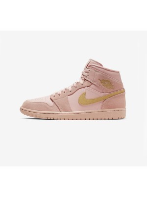 Air Jordan 1 Mid レッドとホワイトの配色 スタイリッシュなハイパフォーマンスバスケットボールスニーカー 852542-600 - クラシックなデザインと快適さの完璧な融合