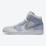 Air Jordan 1 Mid DA4666-100 White and Gold Sneakers