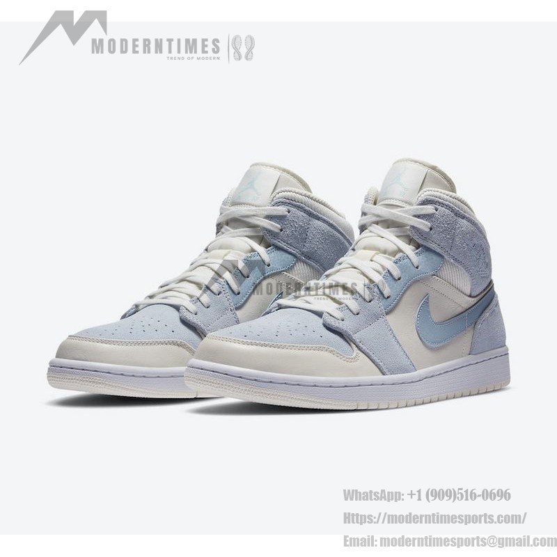 Air Jordan 1 Mid DA4666-100 White and Gold Sneakers