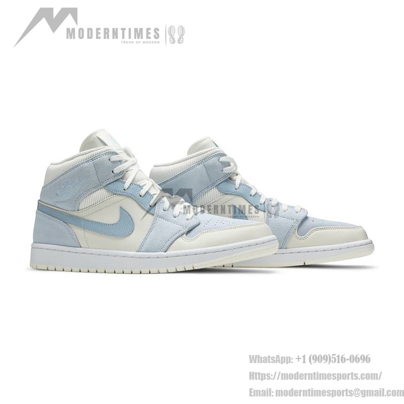 Air Jordan 1 Mid DA4666-100 White and Gold Sneakers