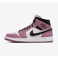 Exclusive Air Jordan 1 Mid Pink & White Sneakers - Limited Edition High-Tops | Model DC7267-500