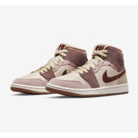 Air Jordan 1 Mid DO7440-821 - Vibrant Red Leather Sneakers | Modern Classic Design | High Comfort