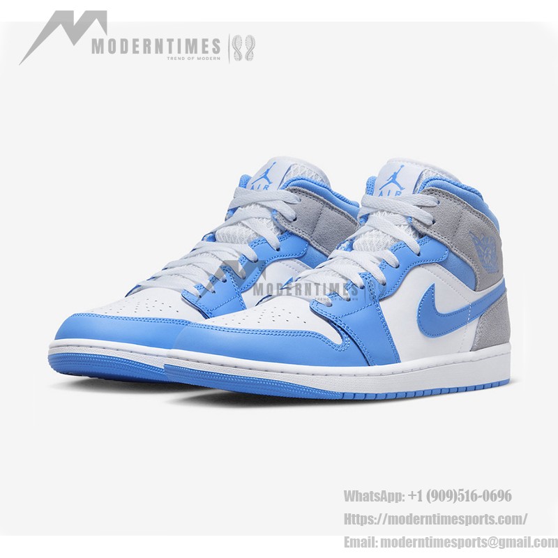 Air Jordan 1 Mid “University Blue” DX9276-100 High-Top Sneakers