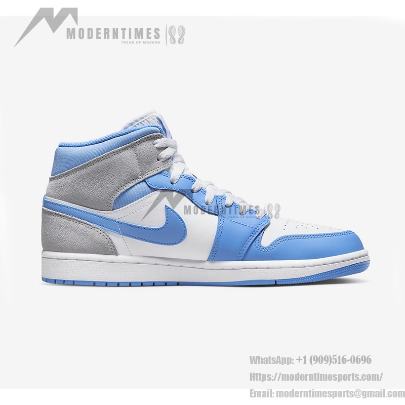 Air Jordan 1 Mid “University Blue” DX9276-100 High-Top Sneakers