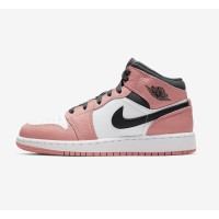 Air Jordan 1 Mid GS 555112-603 - Classic Red Sneakers | Youth Edition | Stylish Design