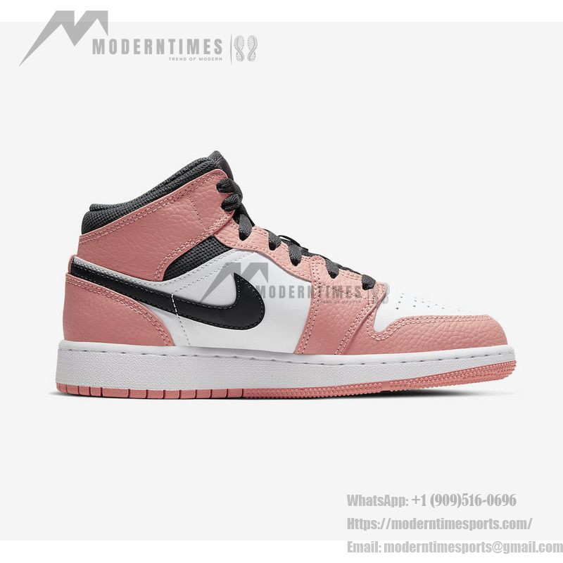 Air Jordan 1 Mid GS 555112-603 Classic Red Sneakers