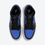 Buy Air Jordan 1 Mid Hyper Royal Black Blue Sneakers Online