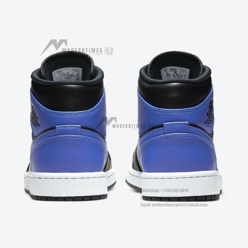 Buy Air Jordan 1 Mid Hyper Royal Black Blue Sneakers Online