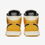 Air Jordan 1 Mid 852542-700 in Yellow and Purple