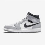 Air Jordan 1 Mid “Light Smoke Grey” 554724-078 High-Top Sneakers