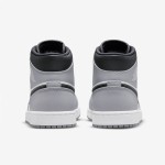 Air Jordan 1 Mid “Light Smoke Grey” 554724-078 High-Top Sneakers