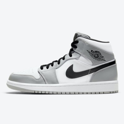 Air Jordan 1 Mid 554724-092 Men's Basketball Shoes - Classic Black and White, Comfortable Support | Limited Edition