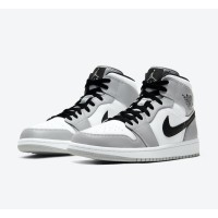 Air Jordan 1 Mid 554724-092 Men's Basketball Shoes - Classic Black and White, Comfortable Support | Limited Edition