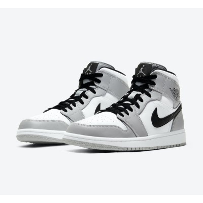 Air Jordan 1 Mid 554724-092 Men's Basketball Shoes - Classic Black and White, Comfortable Support | Limited Edition