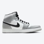 Air Jordan 1 Mid 554724-092 Men's Basketball Shoes in Classic Black and White