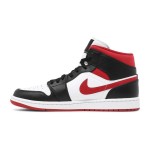 Air Jordan 1 Mid “Metallic Red” 554724-122 High-Top Sneakers