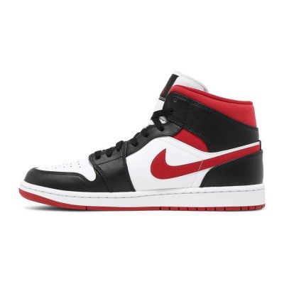 Air Jordan 1 Mid “Metallic Red” 554724-122 – Classic Design with Luxurious Metallic Red High-Top Sneakers