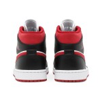 Air Jordan 1 Mid “Metallic Red” 554724-122 High-Top Sneakers