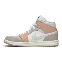 Air Jordan 1 Mid Milan White Beige CV3044-100 Women’s Mid-Top Sneakers | Perfect Fusion of Classic and Modern Style