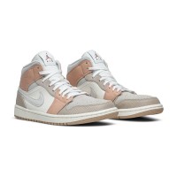 Air Jordan 1 Mid Milan White Beige CV3044-100 Women’s Mid-Top Sneakers | Perfect Fusion of Classic and Modern Style