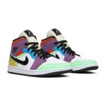 Air Jordan 1 Mid “Multicolor” CW1140-100 High-Top Sneakers