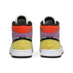 Air Jordan 1 Mid “Multicolor” CW1140-100 High-Top Sneakers