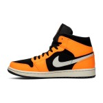 Buy Air Jordan 1 Mid Orange & Black High-Tops | Exclusive Limited Release - 554724-062