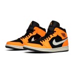 Buy Air Jordan 1 Mid Orange & Black High-Tops | Exclusive Limited Release - 554724-062