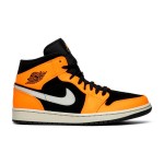 Buy Air Jordan 1 Mid Orange & Black High-Tops | Exclusive Limited Release - 554724-062