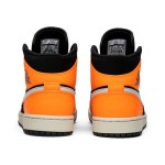 Buy Air Jordan 1 Mid Orange & Black High-Tops | Exclusive Limited Release - 554724-062