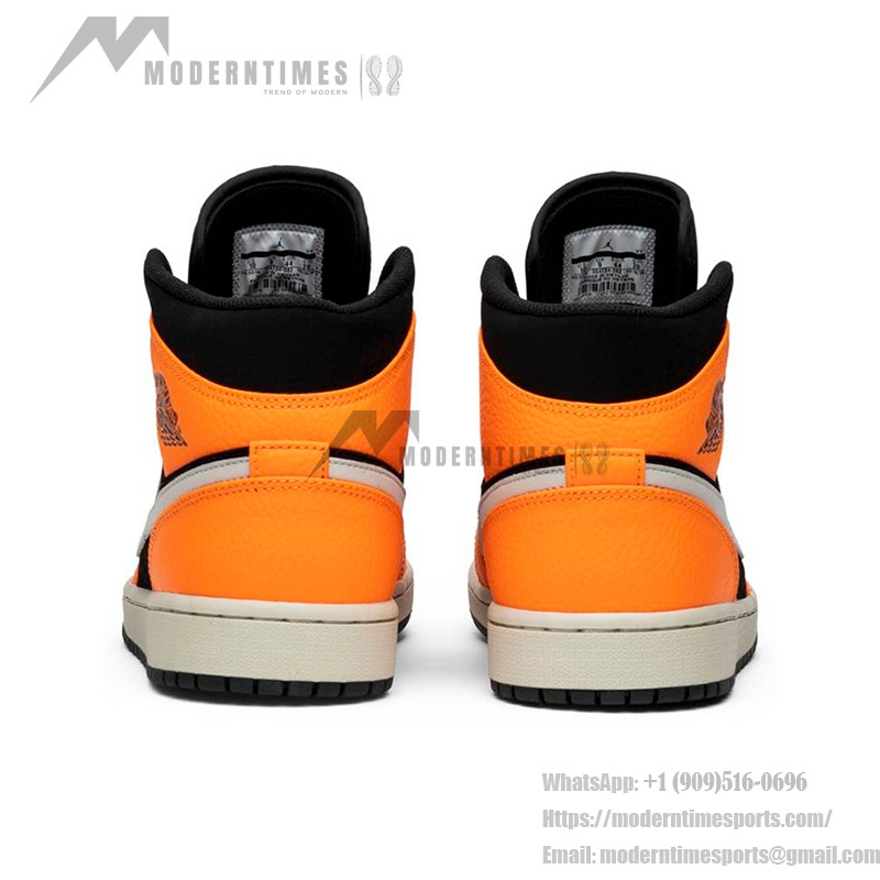 Buy Air Jordan 1 Mid Orange & Black High-Tops | Exclusive Limited Release - 554724-062