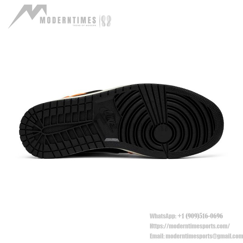 Buy Air Jordan 1 Mid Orange & Black High-Tops | Exclusive Limited Release - 554724-062