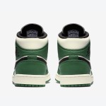 Air Jordan 1 Mid SE Green Black high-top sneakers