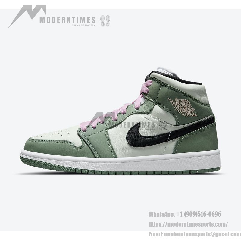 Air Jordan 1 Mid SE Dutch Green CZ0774-300 Classic Dutch Green Sneakers