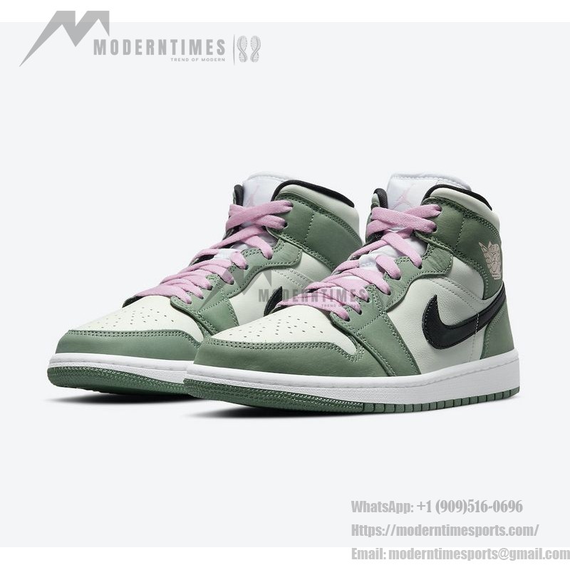 Air Jordan 1 Mid SE Dutch Green CZ0774-300 - Classic Dutch Green Sneakers | Stylish Design | High Comfort