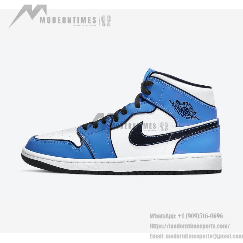 Air Jordan 1 Mid SE “Signal Blue” DD6834-402 Classic Blue Mid-Top Sneakers