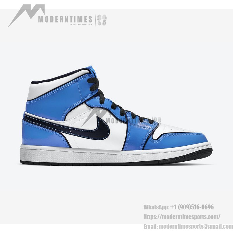 Air Jordan 1 Mid SE “Signal Blue” DD6834-402 Classic Blue Mid-Top Sneakers