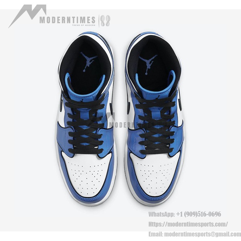 Air Jordan 1 Mid SE “Signal Blue” DD6834-402 Classic Blue Mid-Top Sneakers