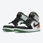 Air Jordan 1 Mid SE 852542-101 Classic White Mid-Top Sneakers