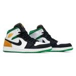 Air Jordan 1 Mid SE 852542-101 Classic White Mid-Top Sneakers