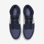 Air Jordan 1 Mid in Blue and Black Colorway - Modern Basketball Sneakers