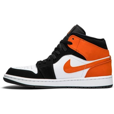 Air Jordan 1 Mid 554724-058 - Striking Grey & Black Design - Sleek Urban Basketball Sneakers