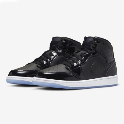 Air Jordan 1 Mid “Space Jam” DV1308-004 – Classic Black and Purple Design Inspired by the Iconic Movie