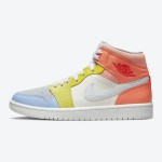 Air Jordan 1 Zoom CMFT “To My First Coach” DJ6910-100 Mid-Top Sneakers | Classic Design Meets Modern Comfort in Tribute to a Coach