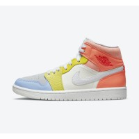 Air Jordan 1 Zoom CMFT “To My First Coach” DJ6910-100 Mid-Top Sneakers | Classic Design Meets Modern Comfort in Tribute to a Coach